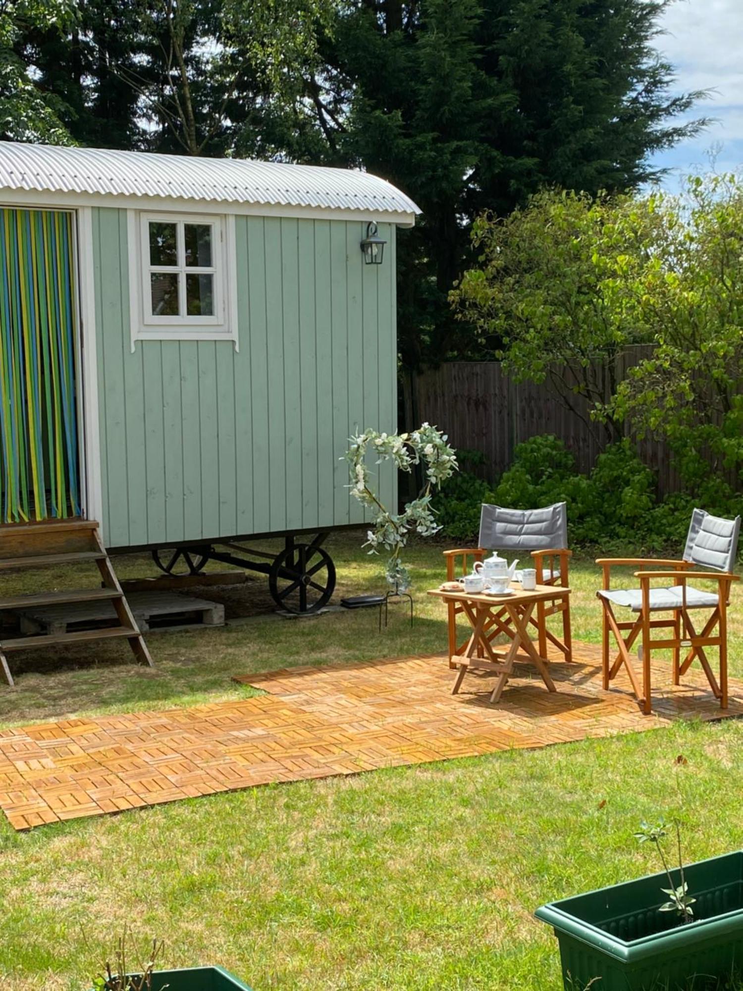 Jasmine The Shepherd Hut ウッドホール・スパ エクステリア 写真